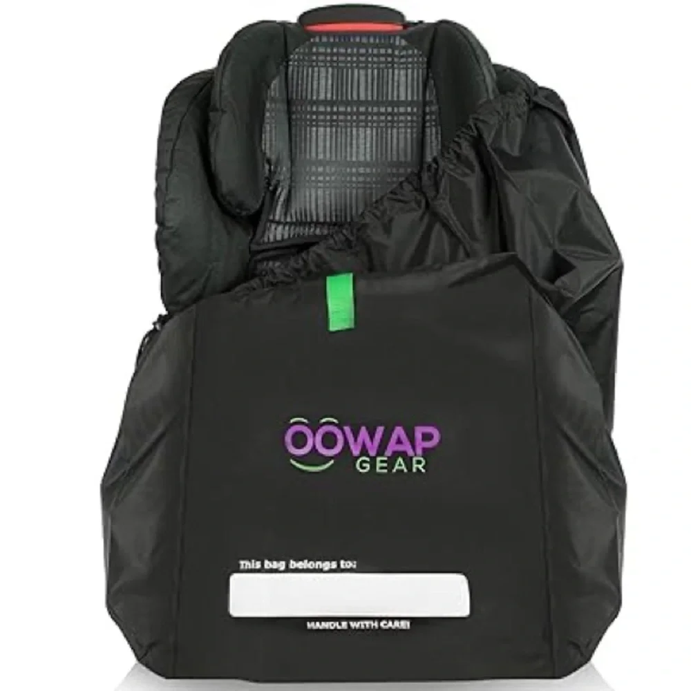 Oowap Car Seat Travel Bag Cover Protector Black - Like New